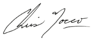 Sheriff Chris Nocco Signature